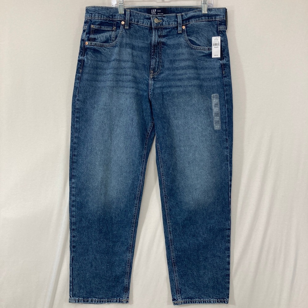 GAP Women's Boyfriend Jeans — Medium Dark Blue Wash